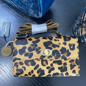Myra Bag Leopard Enchanted Wallet Crossbody NWT